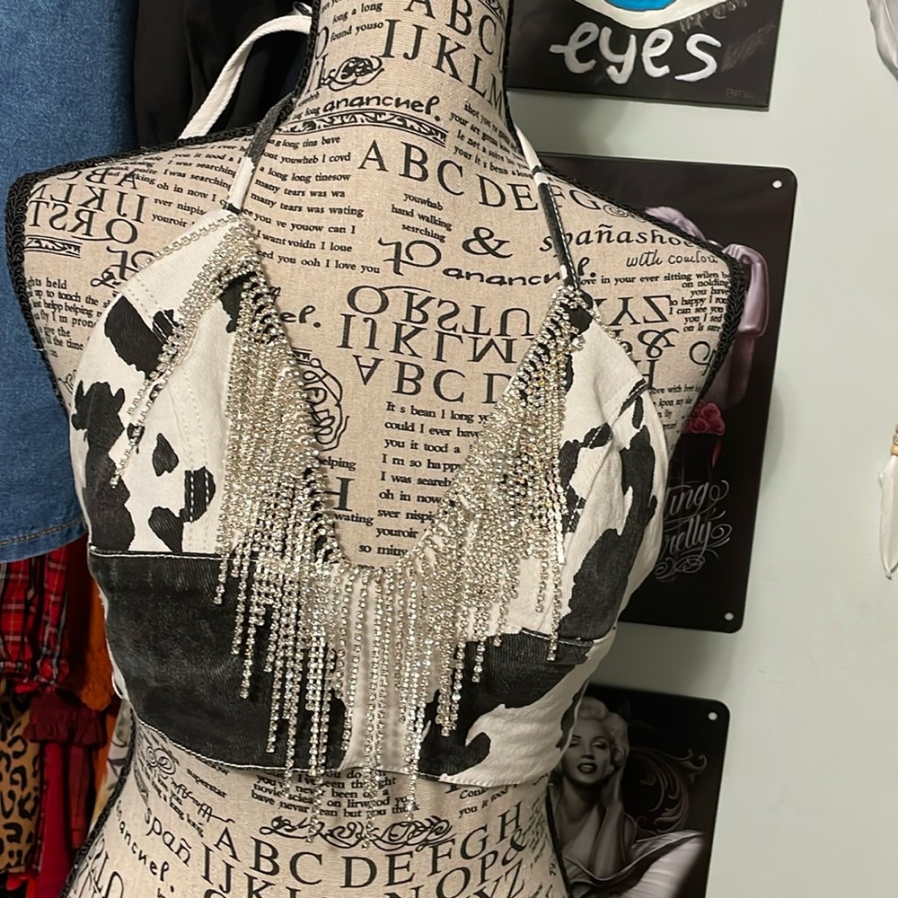 Cow girl top
